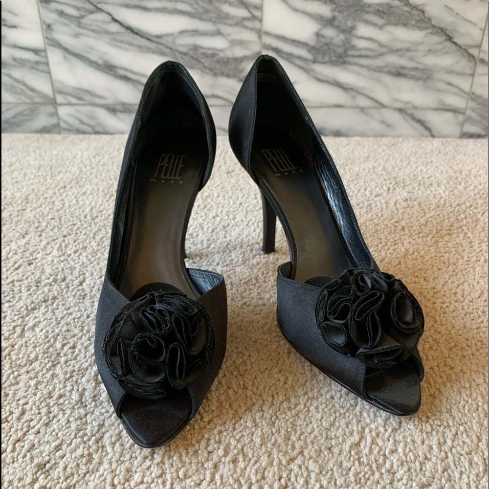 Pelle Moda satin d’orsay heels